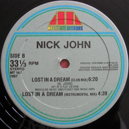 Nick John : Lost In A Dream (12", Single)