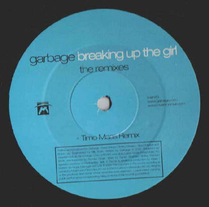 Garbage : Breaking Up The Girl (The Remixes) (2x12")