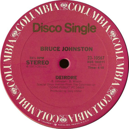 Bruce Johnston : Pipeline (12", Single)