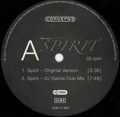 Morciano : Spirit (12")