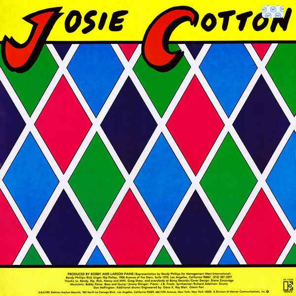 Josie Cotton : Johnny Are You Queer? (12", Single)