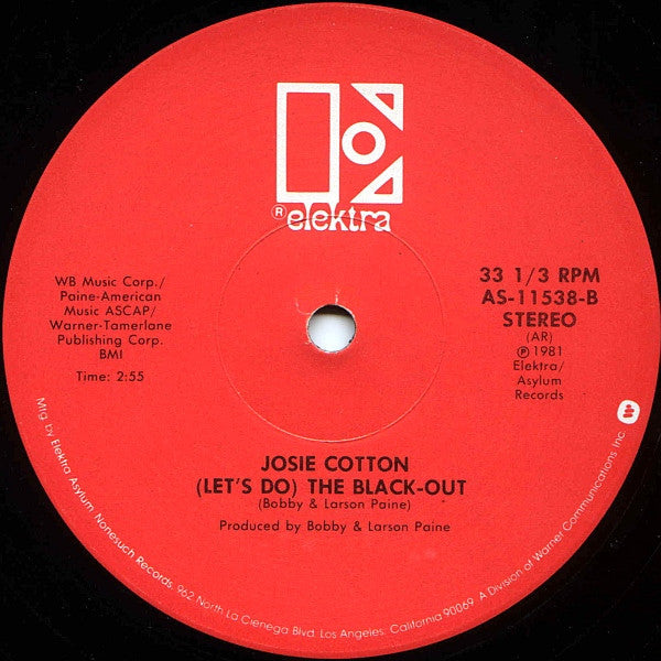 Josie Cotton : Johnny Are You Queer? (12", Single)