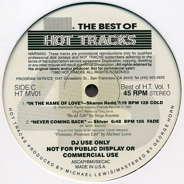 Various : The Best Of Hot Tracks Vol. 1 (2x12", Comp)