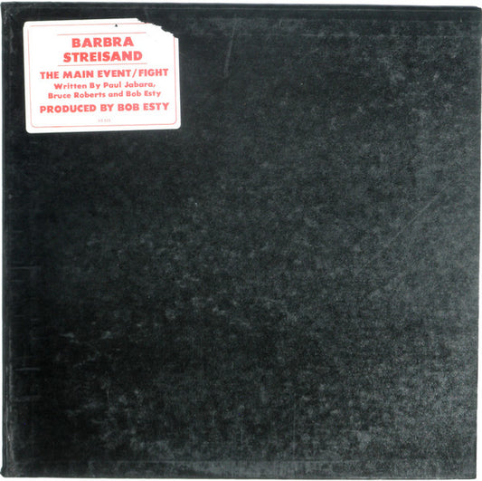 Barbra Streisand : The Main Event / Fight (12", Promo)
