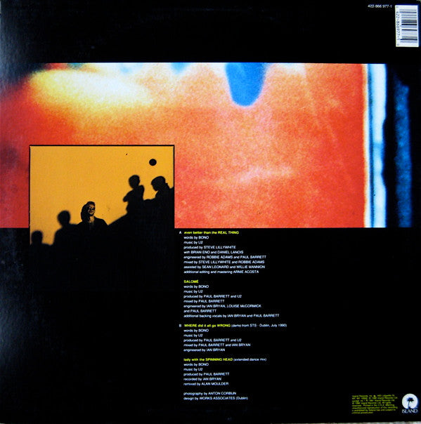 U2 : Even Better Than The Real Thing (12", Single)