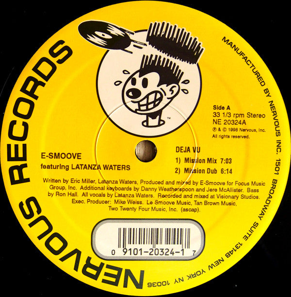 E-Smoove Featuring Latanza Waters : Deja Vu (12")