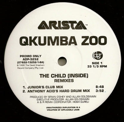 Qkumba Zoo : The Child (Inside) (Remixes) (2x12", Promo)