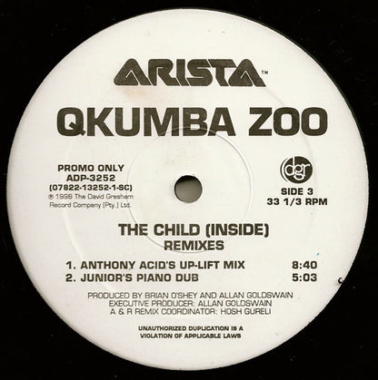 Qkumba Zoo : The Child (Inside) (Remixes) (2x12", Promo)