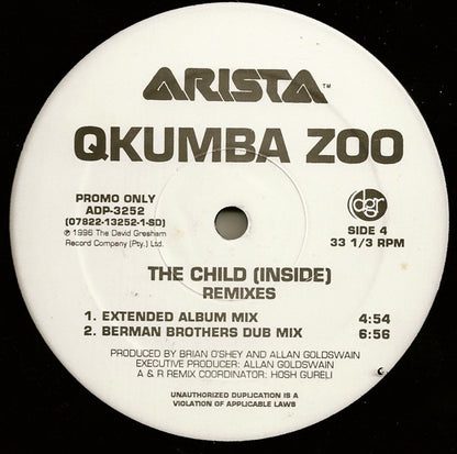 Qkumba Zoo : The Child (Inside) (Remixes) (2x12", Promo)