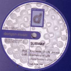 Subway (9) : Elements Of Life (12")