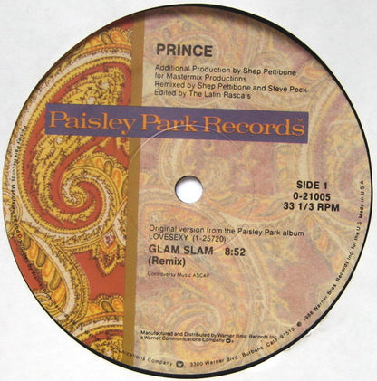 Prince : Glam Slam (12", Single, SRC)