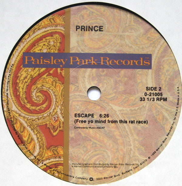 Prince : Glam Slam (12", Single, SRC)