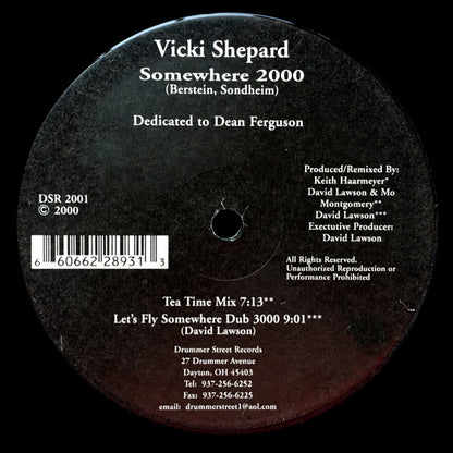 Vicki Shepard : Somewhere 2000 (12")
