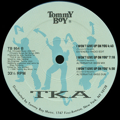 TKA : I Won't Give Up On You (12")