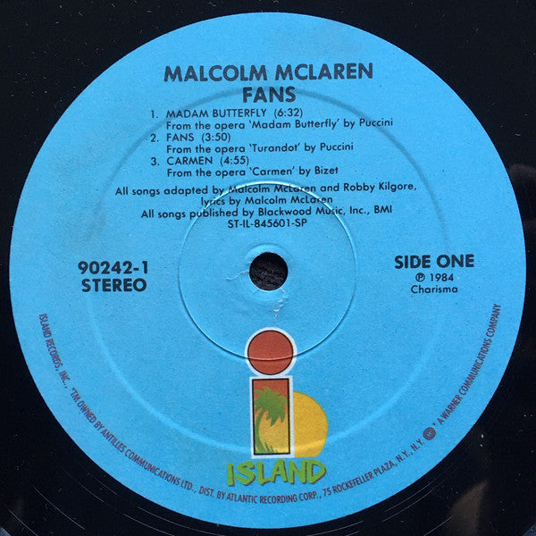 McLaren* : Fans (LP, Album, Spe)