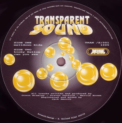 Transparent Sound : Meltdown Ride (12")
