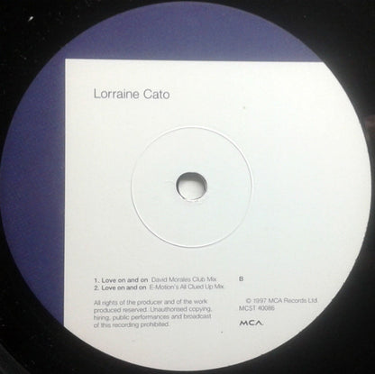 Lorraine Cato : Mighty Love (12")