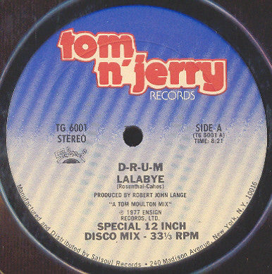 D-R-U-M : Lalabye (12")