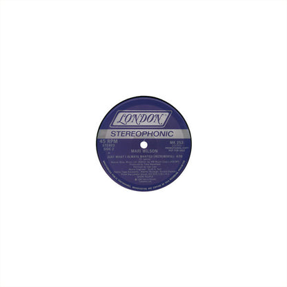 Mari Wilson With The Wilsations : Just What I Always Wanted (Special Club Remixes) (12", Promo)