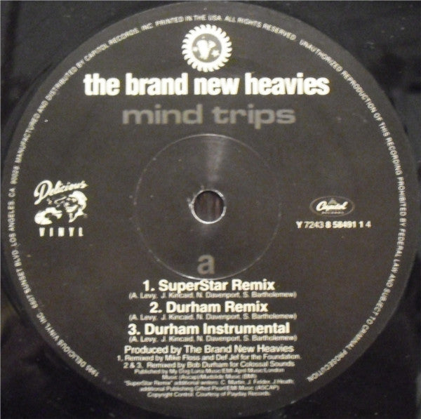 The Brand New Heavies : Mind Trips (12")