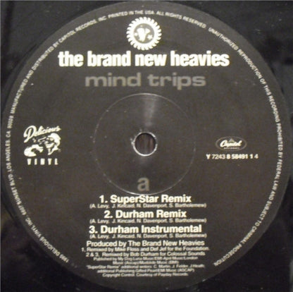 The Brand New Heavies : Mind Trips (12")