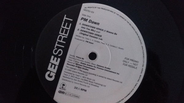 P.M. Dawn : Downtown Venus (12", Promo)