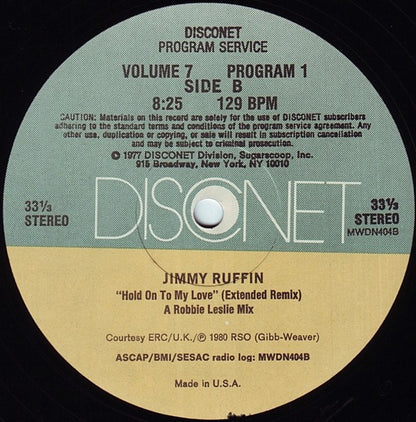Various : Volume 7 Program 1 (2x12", P/Mixed)