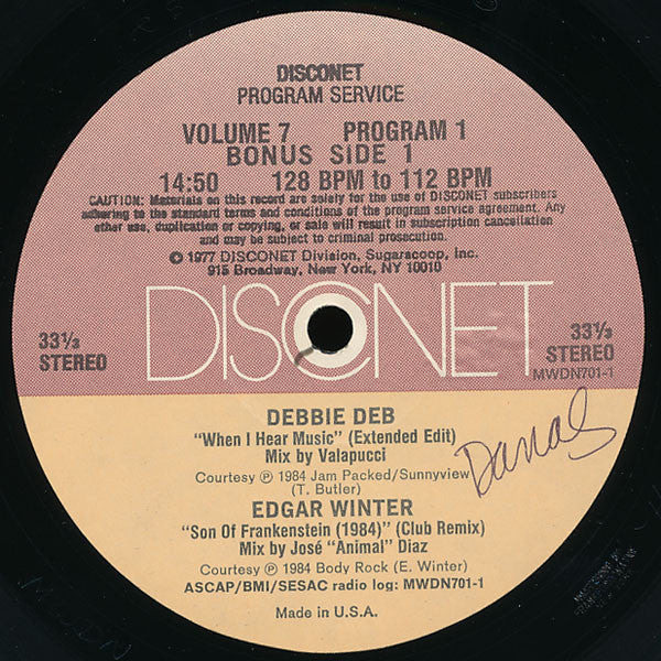 Various : Volume 7 Program 1 (2x12", P/Mixed)