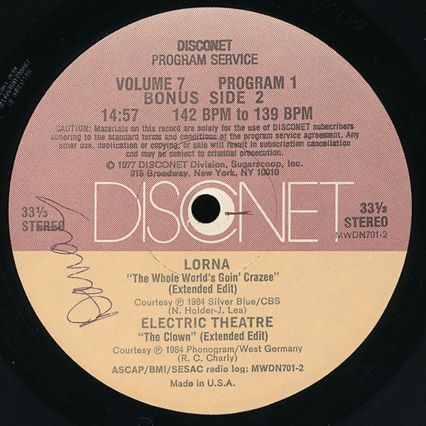 Various : Volume 7 Program 1 (2x12", P/Mixed)