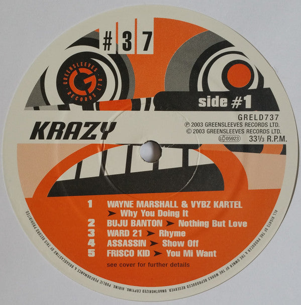 Various : Krazy (2xLP, Comp)
