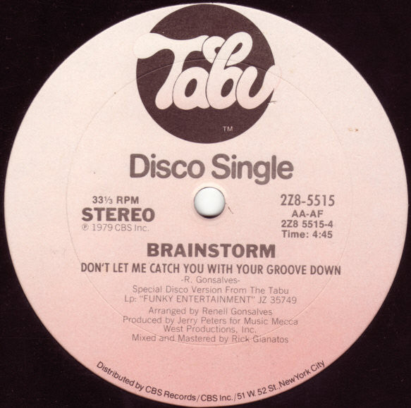 Brainstorm (5) : Hot For You (12")