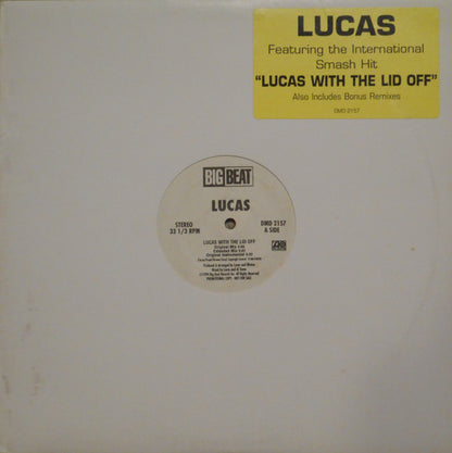 Lucas (2) : Lucas With The Lid Off (12", Promo)