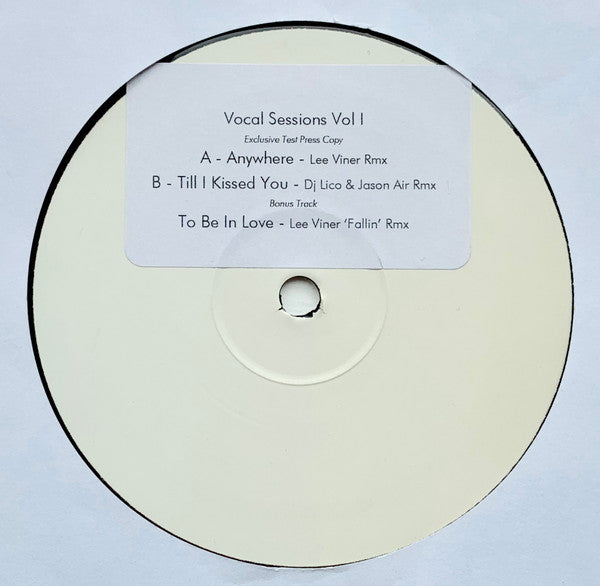 Various : Vocal Sessions Vol 1 (12", TP, W/Lbl, Sti)