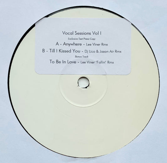 Various : Vocal Sessions Vol 1 (12", TP, W/Lbl, Sti)