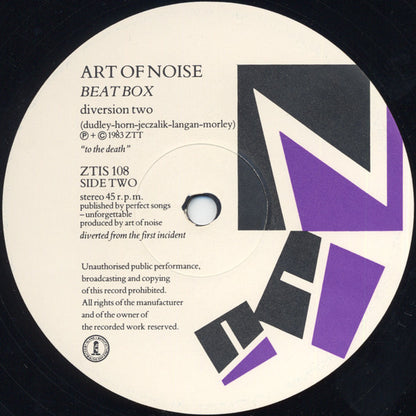 Art Of Noise* : Beat Box (12", Single, Pla)