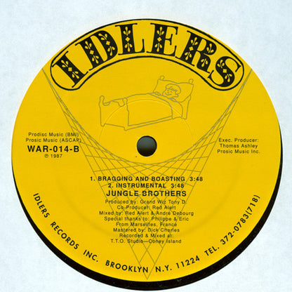 Jungle Brothers : Jimbrowski / Bragging And Boasting (12", RE)