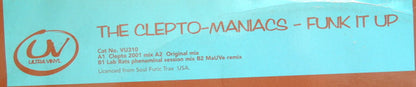 The Clepto-Maniacs* : Funk It Up (12")
