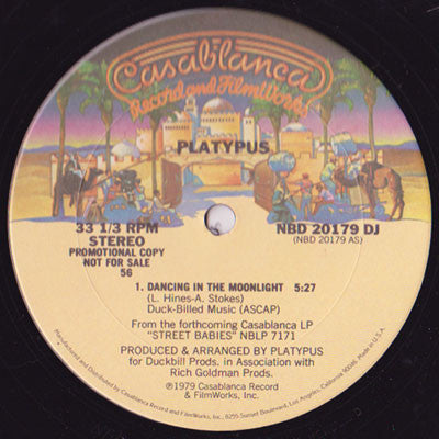 Platypus (2) : Dancing In The Moonlight (12", Promo)