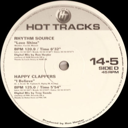 Various : Hot Tracks - Series 14 Issue 5 (3x12", Comp, Promo)