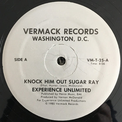 Experience Unlimited* : Knock Him Out Sugar Ray / E.U. Freeze (12")