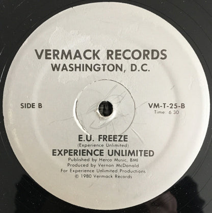 Experience Unlimited* : Knock Him Out Sugar Ray / E.U. Freeze (12")
