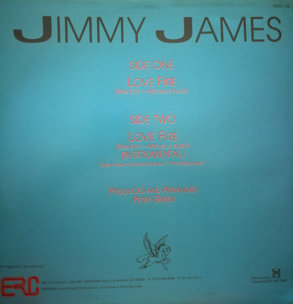 Jimmy James (2) : Love Fire (12")