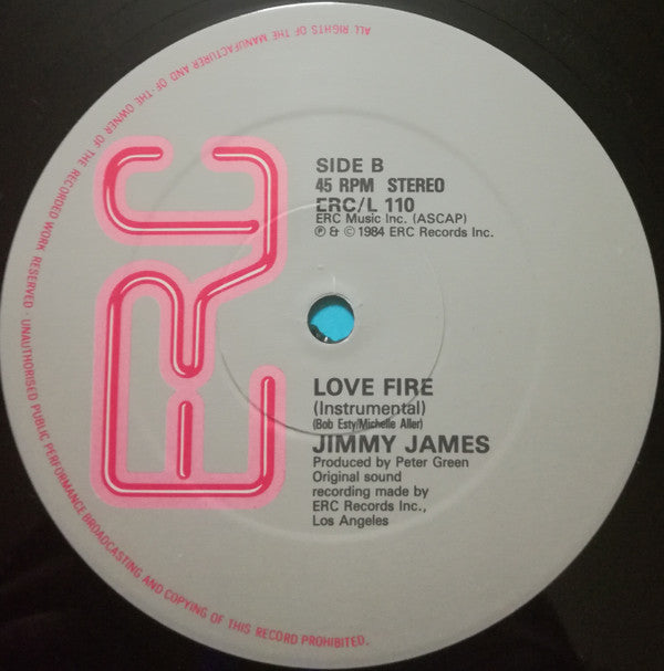 Jimmy James (2) : Love Fire (12")