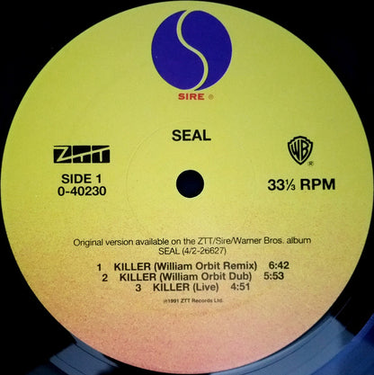 Seal : Killer (12", Maxi)