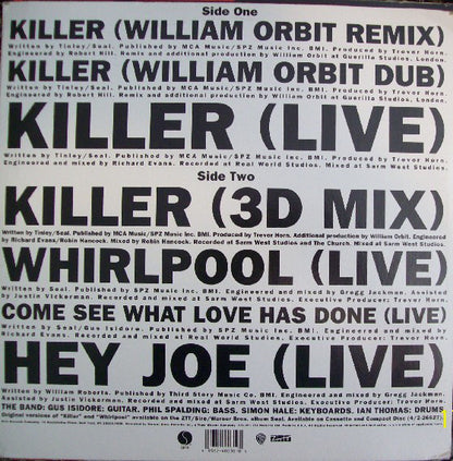 Seal : Killer (12", Maxi)