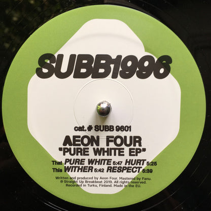 Aeon Four : Pure White EP (12", EP)