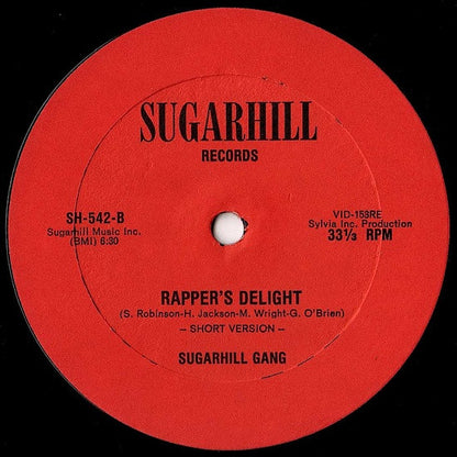 Sugarhill Gang : Rapper's Delight (12", Red)