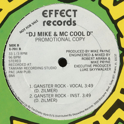 DJ Mike & MC Cool D : Do That Shit!  (12", Promo)