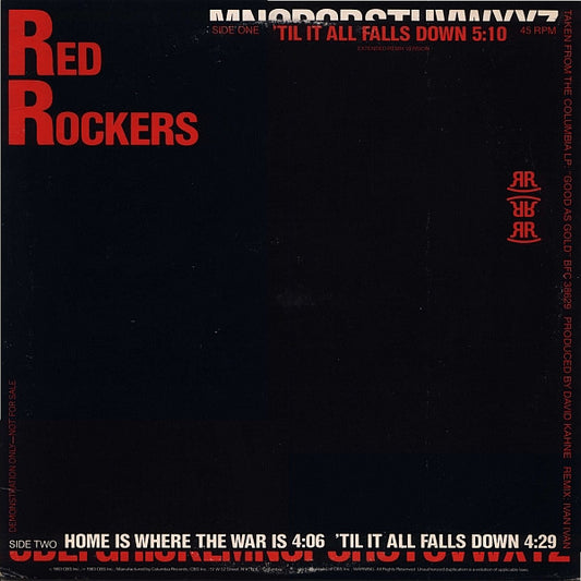 Red Rockers : 'Till It All Falls Down (12", Promo)