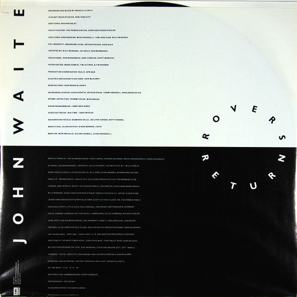 John Waite : Rover's Return (LP, Album)